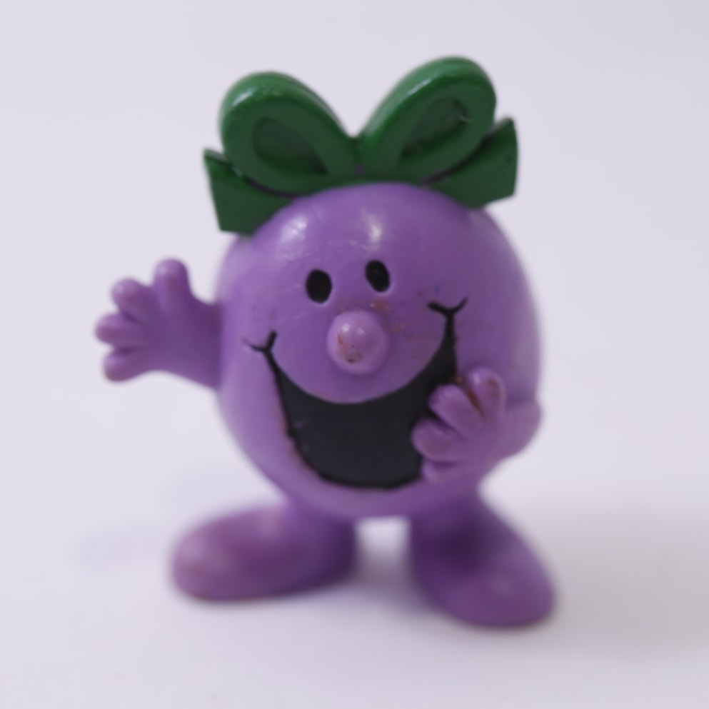 Mr Men and Little Miss, Little Miss Naughty, PVC Figure, Arby's, Vintage, 2", Small Toy, Collectible, ~ 251107-WH 1395