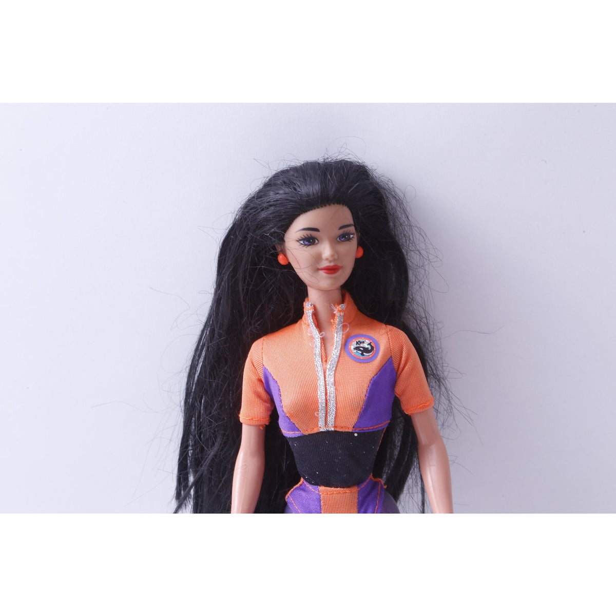 Mattel, Barbie, Kira, Ocean Friends, Sea World, Doll, Black Hair, Swimming Suit, Purple Legs, Toy, Vintage, Collectible, ~ 20-01-508