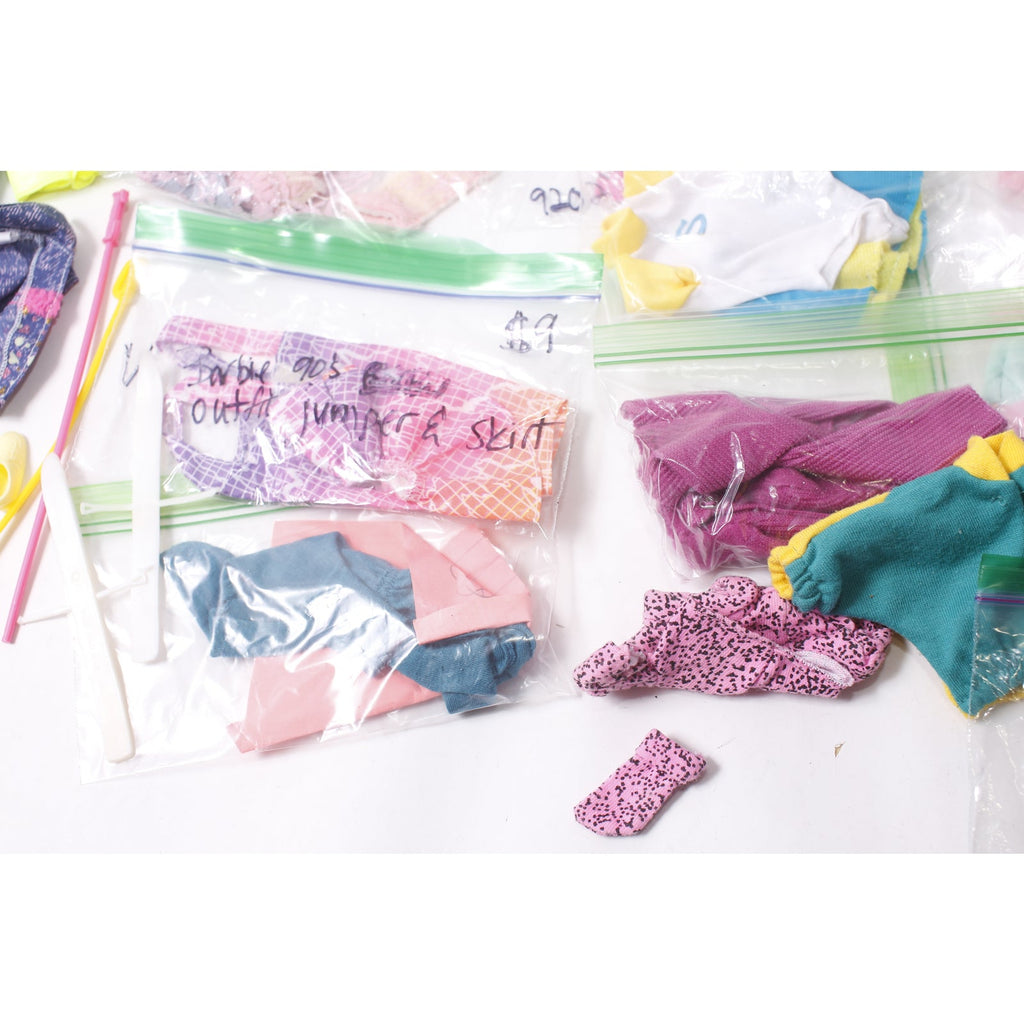 Large Lot 1980s 1990s Barbie Outfit Big Lot Mattel Vintage Doll Clothes ~ 260806-WH 485
