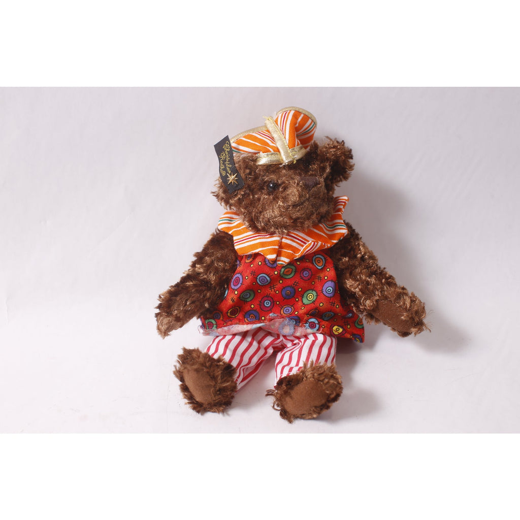 Christopher Radko Teddies Around The World 2002 Nimbeto Plush Toy Ornament ~ 260420-WH 1086
