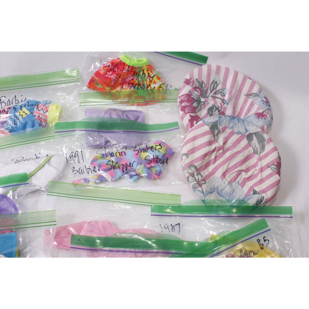 Large Lot 1980s 1990s Barbie Outfit Big Lot Mattel Vintage Doll Clothes ~ 260806-WH 485