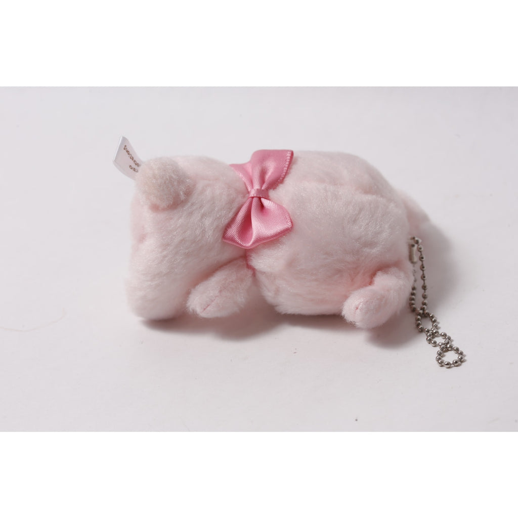 Japan Sanrio Qualia mikko characters Cammy Pink Plush Keychain ~ 260812-WH 701