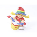 Rainbow Kids Brite LGBT, Pride, Girl with Drums, 2 1/2", PVC, Figure, Rainbow Hat, Red White Outfit, Toy, Vintage, Collectible, ~ 20-01-451
