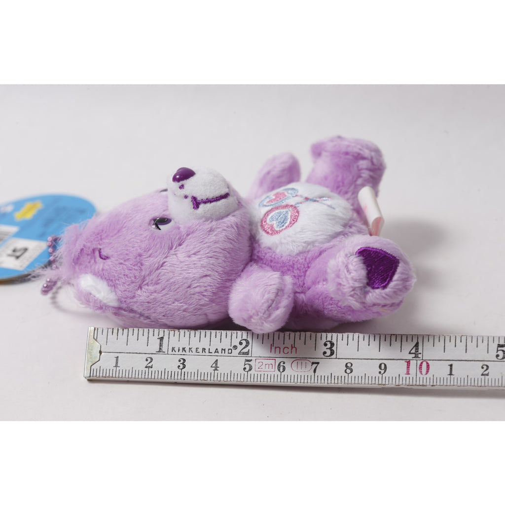 Japan Care Bears Share Bear Plush Keychain Charm w Tag ~ 260826-WH 1309