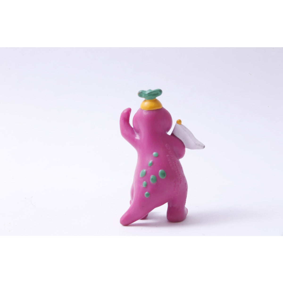 Barney, Purple Dinosaur, 2 1/2", PVC Figure, 1993, Lyons Group, Go Flag, Fantasy Animal, Toy, Vintage, Collectible, ~ 20-01-597