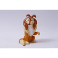 All Dogs Go To Heaven, Flo, Collie, Dog, Female, Sitting, PVC, 2 3/4", Figure, Animal, Miniature, Toy, Vintage