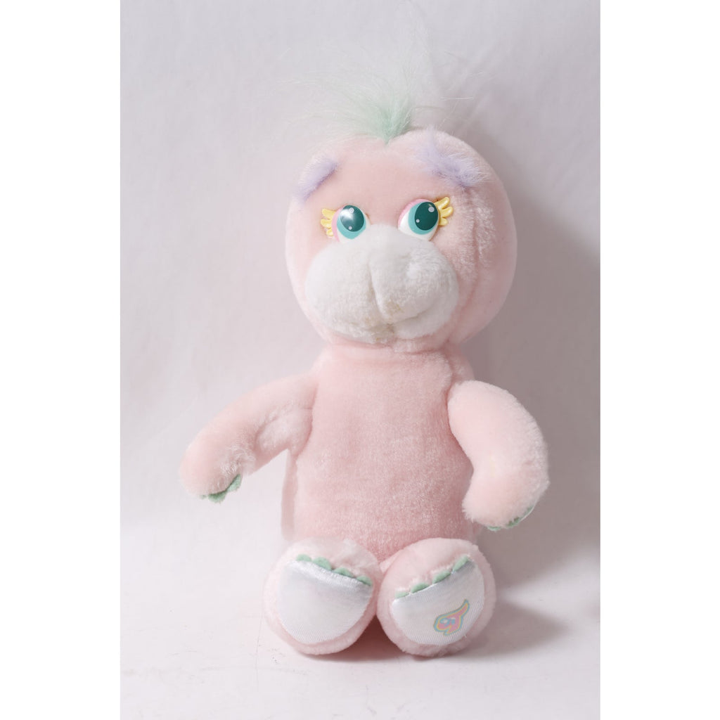 1988 Mattel Turtle Tots Tootles Plush Pink Toy Vintage ~ 260415-WH 1074