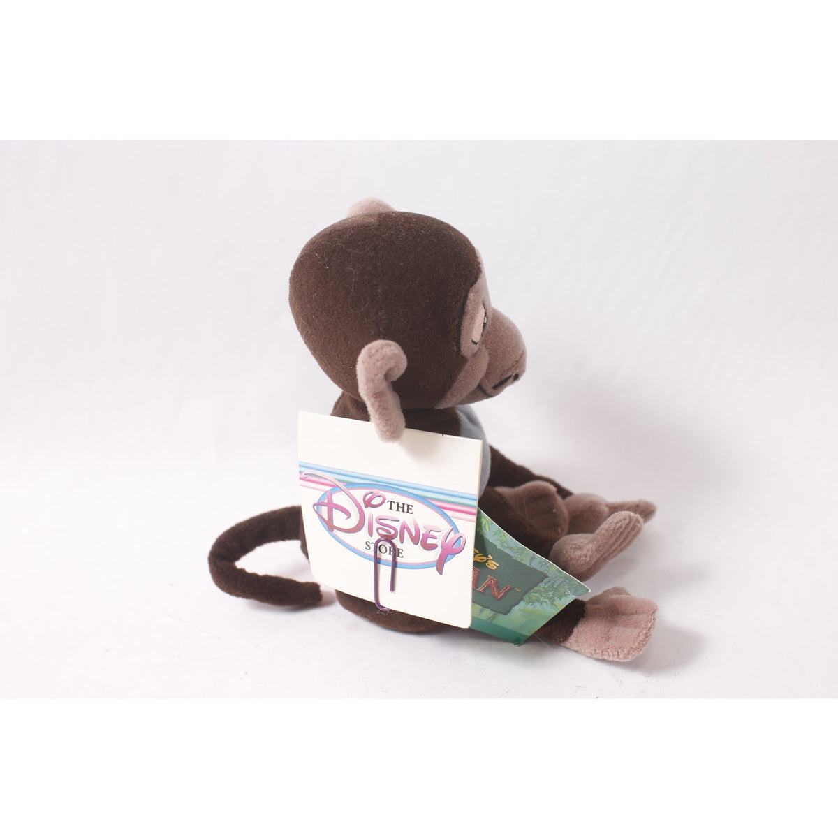 Disney Store Tarzan Baby Baboon Plush Vintage Bean Bag ~ 260425-WH M-01-04