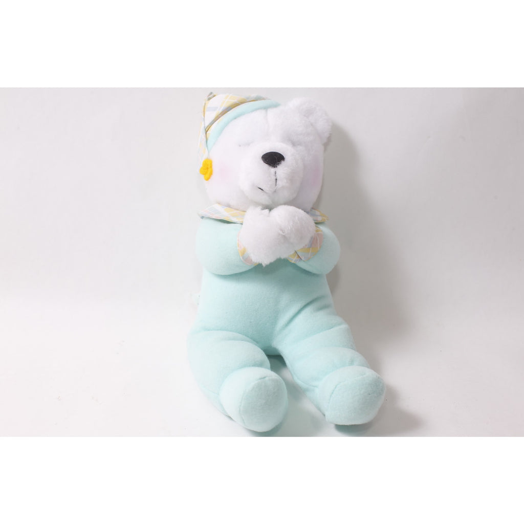 1990s Avon Sleepy Pajama Teddy Bear Plush Nursery Decor ~ 260718-DISH M-17-04