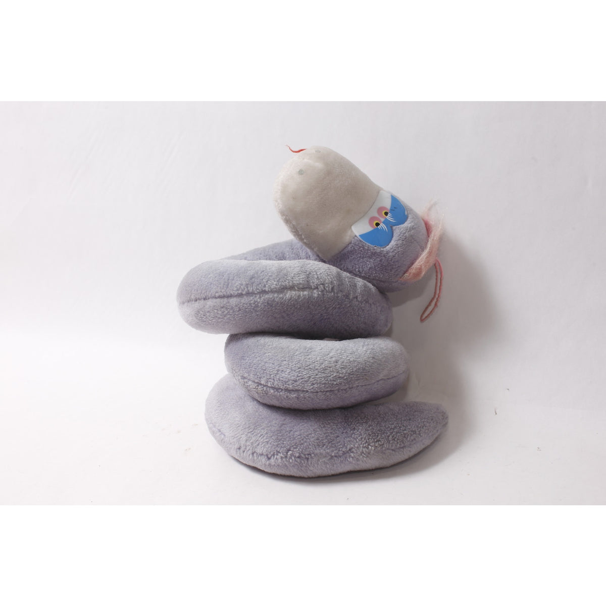 1983 AmToy AGC Purple Rattle Snake Medium Plush Toy ~ 260909-WH 971