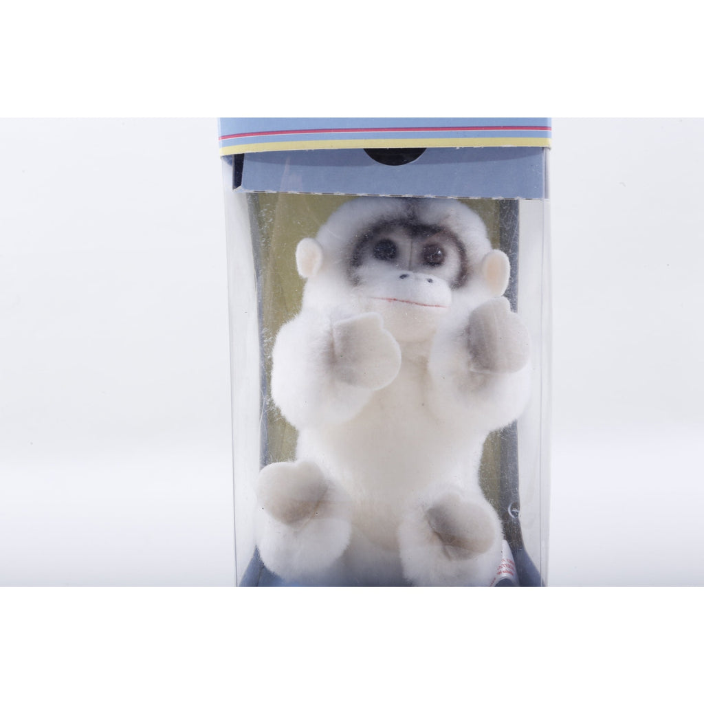 Kamar, Rare, Employee Sample, Kicks, White, Monkey, 1985, Soft, Plush, Doll, Stuffed Animal, Toy, Vintage, ~ 237