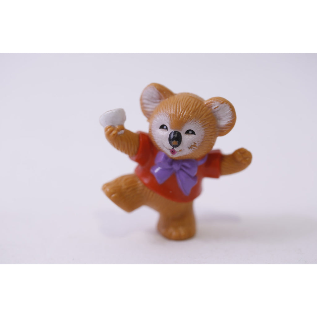 1984, Avon, Merry Messenger Pomette, Congratulations, Koala Bear, PVC Figure, 2", Vintage, Tiny Toy, ~ 251107-WH 1393