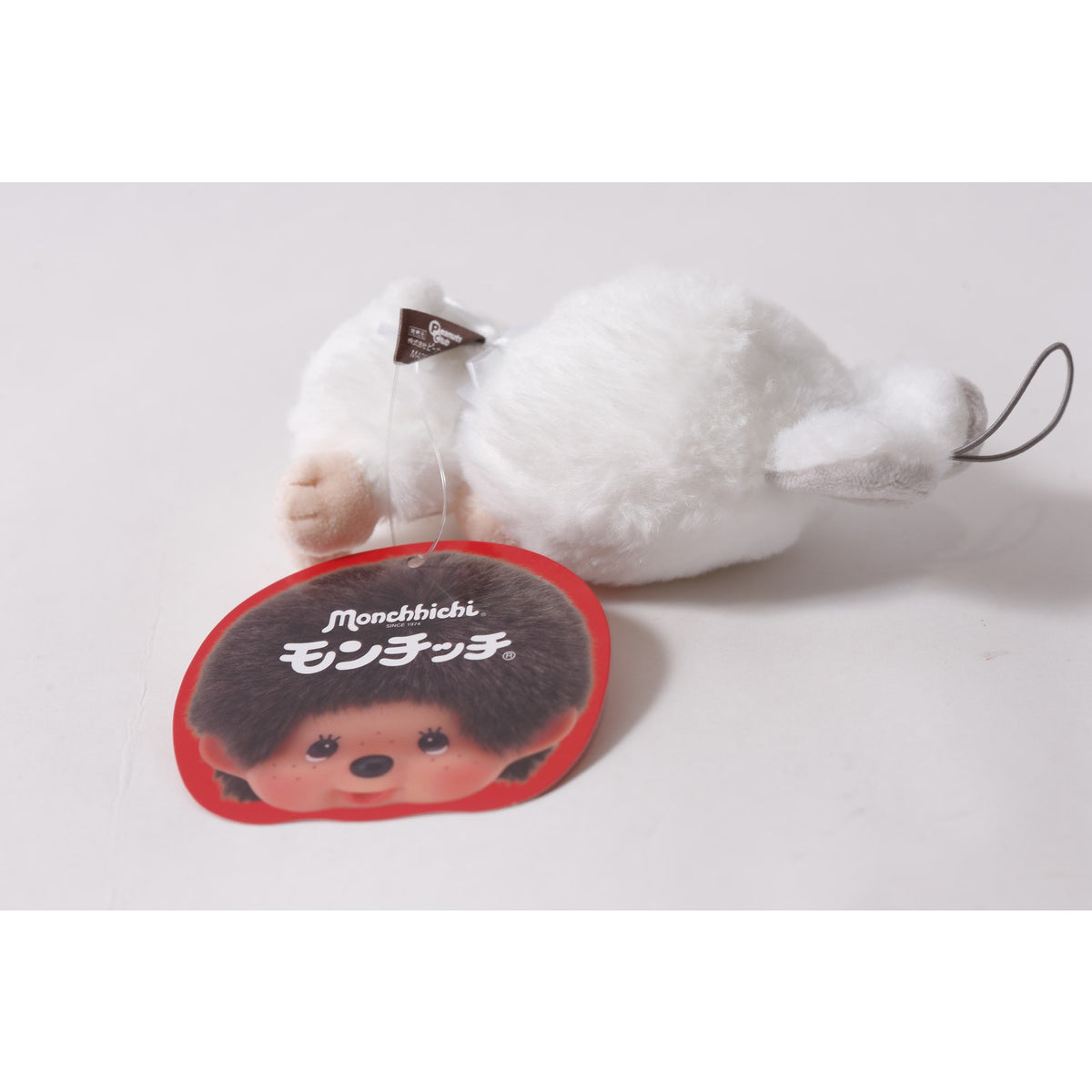 Sekiguchi Monchhichi White Bunny Plush Keychain Japan Collectible ~ 260710-WH 1392