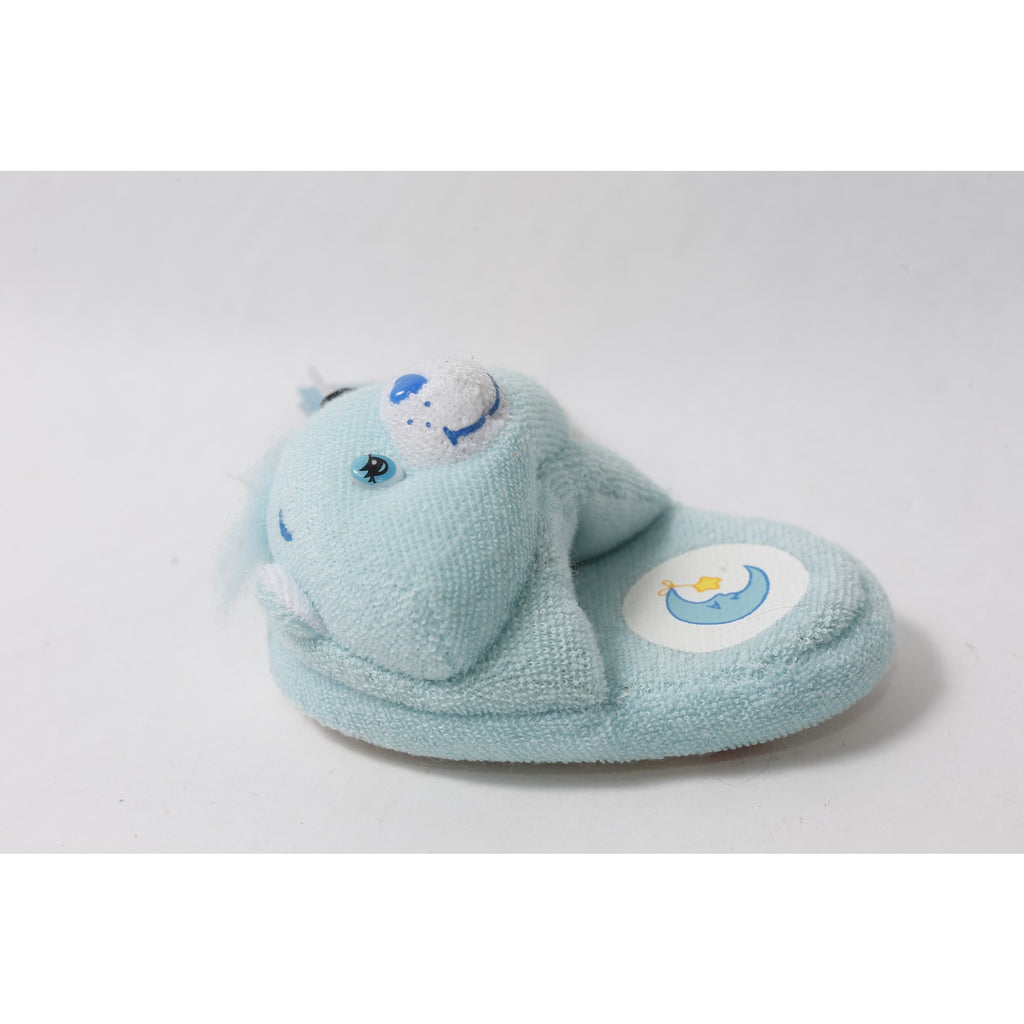 Care Bears Bedtime Bear Plush 4" Mini Slipper Keychain w Tag Japan ~ 260817-WH 1014