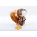 Kamar Production Sample Pepper, Brown, Squirrel, Looking Up, Fur Tail, Doll, Animal, Vintage, ~ 210