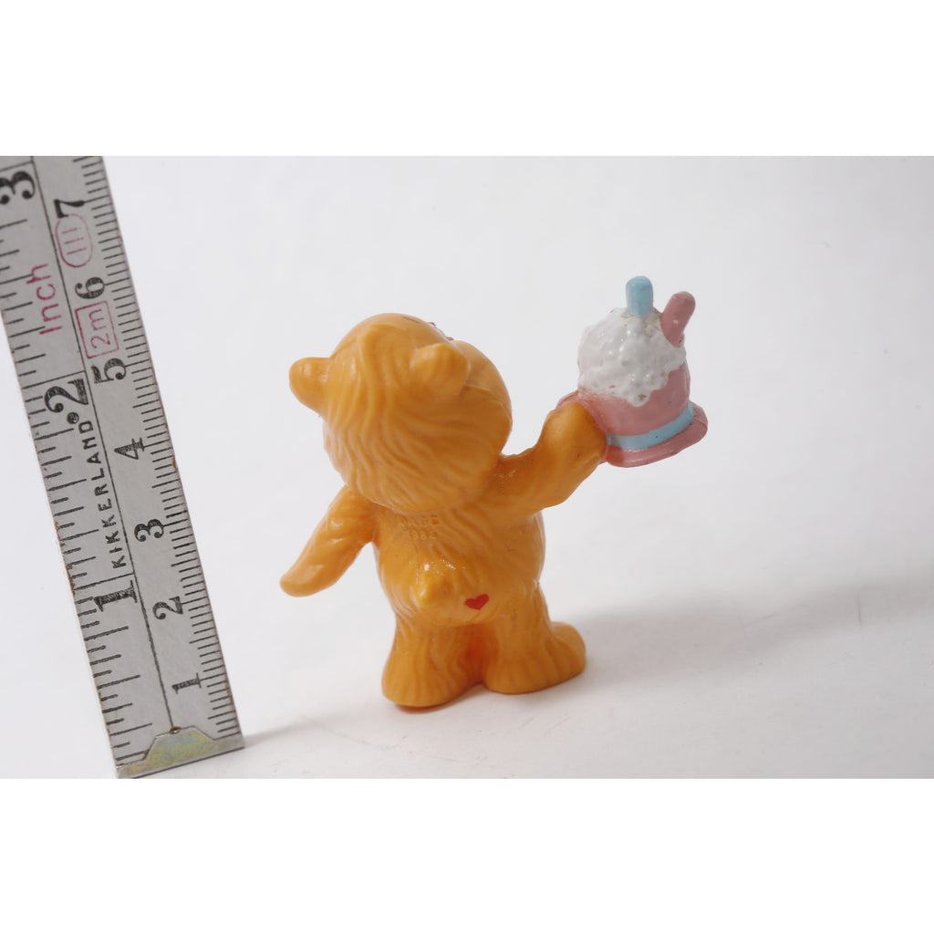 1984 Care Bears Friend Bear Sharing a Soda PVC Figurine ~ 260828-WH 1347