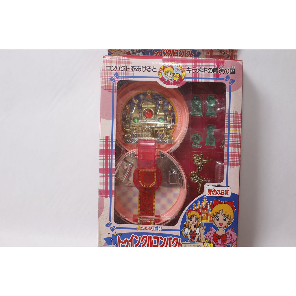 1990s Takara Hime-chan's Ribbon Twinkle Compact Playset ~ 260930-WH 1082
