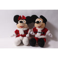Disney Minnie and Mickey Mouse Santa Holiday Plush Lot ~ 260812-WH 961
