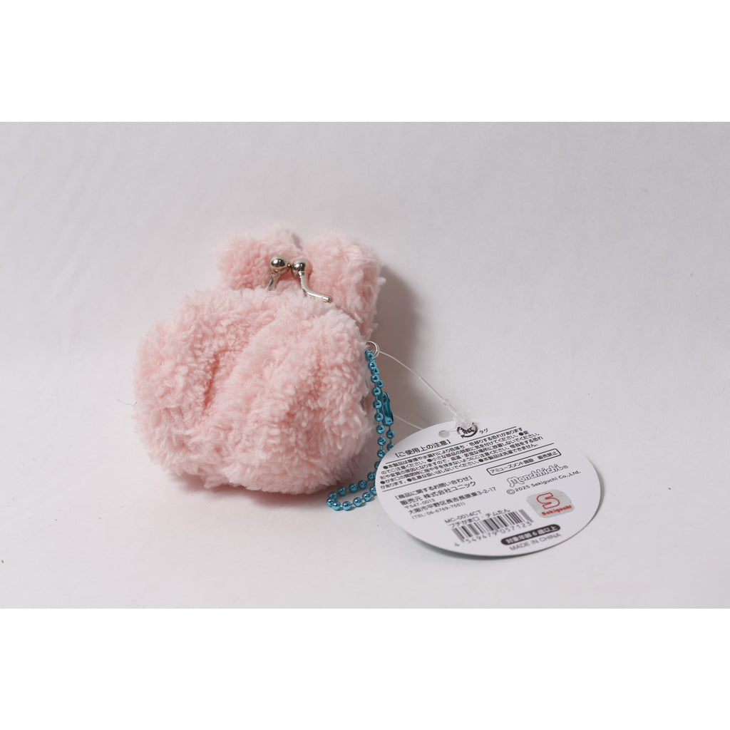 Sekiguchi Monchhichi Chimutan Plush Keychain Coin Purse w Tag ~ 260730-WH 463