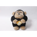 80s Gorilla Vintage Plush Monkey holding a Banana 6" Stuffed Animal ~ 260907-WH 1138