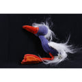 Kamar, Production Sample, 60s Purple, Bird, Road Runner Long Beak, Soft, Plush, Doll, Stuffed Animal, Vintage, 280