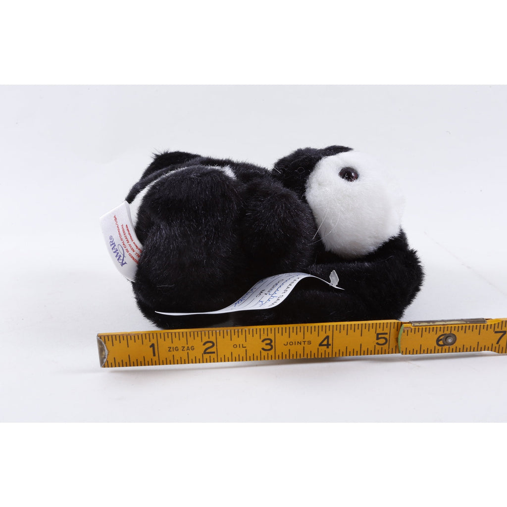 Kamar, Rare, Salesman Sample, Bunnyhop, Black White, Rabbit, 1988, Soft, Plush - 244