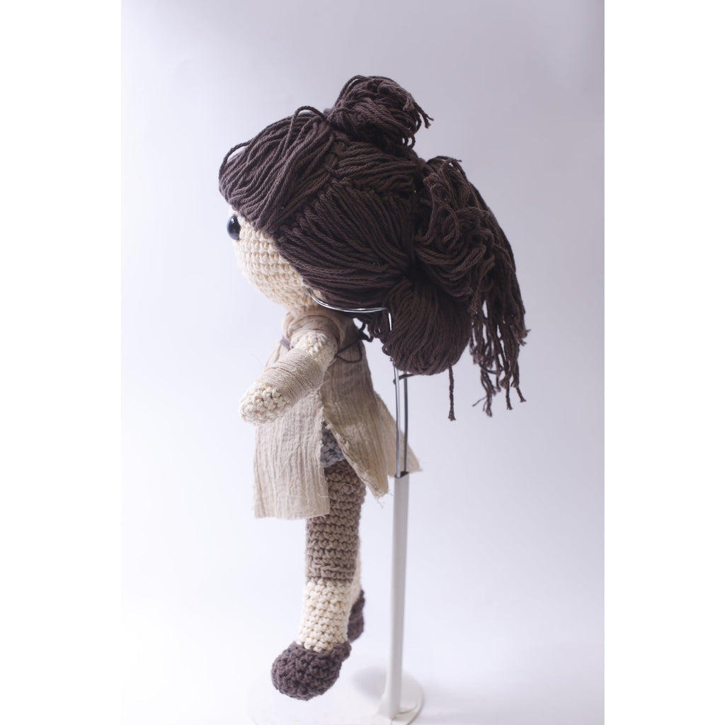 Star Wars, Rey, Soft Doll, Amigurumi, Hand Made, Crochet, Hand Crafted, Decorative, Collectible, ~ 250507-WH 244