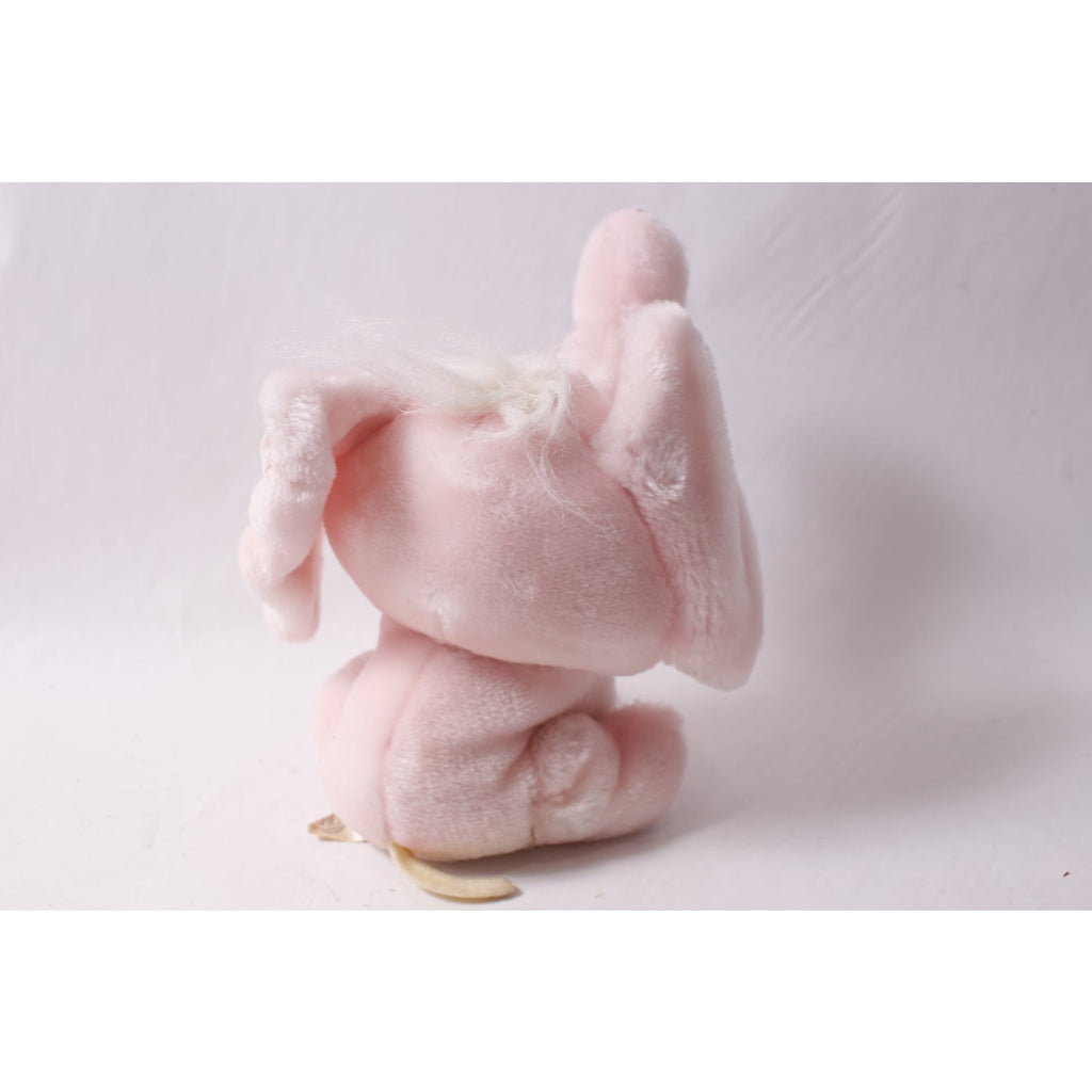 1980s Commonwealth of Pensylvania Pink Elephant Plush Polka Dot Ears ~ 260423-WH 1095