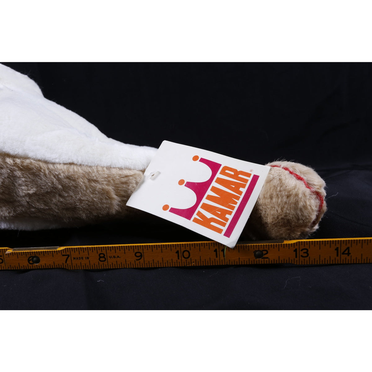 Kamar, Rare, Prototype, Sample, OOAK, hand made, Dinah, Dinosaur, Style 4577, White Green, Plush, Doll, ~ 20-34-1209