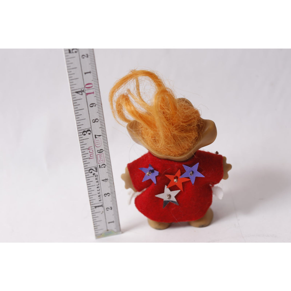 1960s Uneeda Wishnik Troll Doll Dressed Red Outfit Vintage Collectible ~ 260402-WH 1063