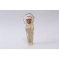 Cellophane, Native American, Indian, Chief, PVC Figure, Vintage, Toy, Collectible, , 250125-WH 95