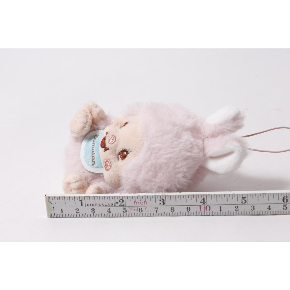 Sekiguchi Japan Monchhichi Chimutan Pink Plush Keychain w Tag ~ 260714-WH 1131