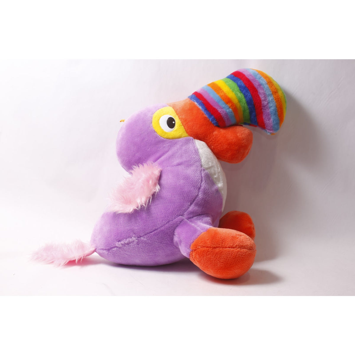 HUGE Carnival Plush Purple Toucan with Colorful Beak Large Plush 21" by Superior Toy and Novelty ~ 260302-WH B-2