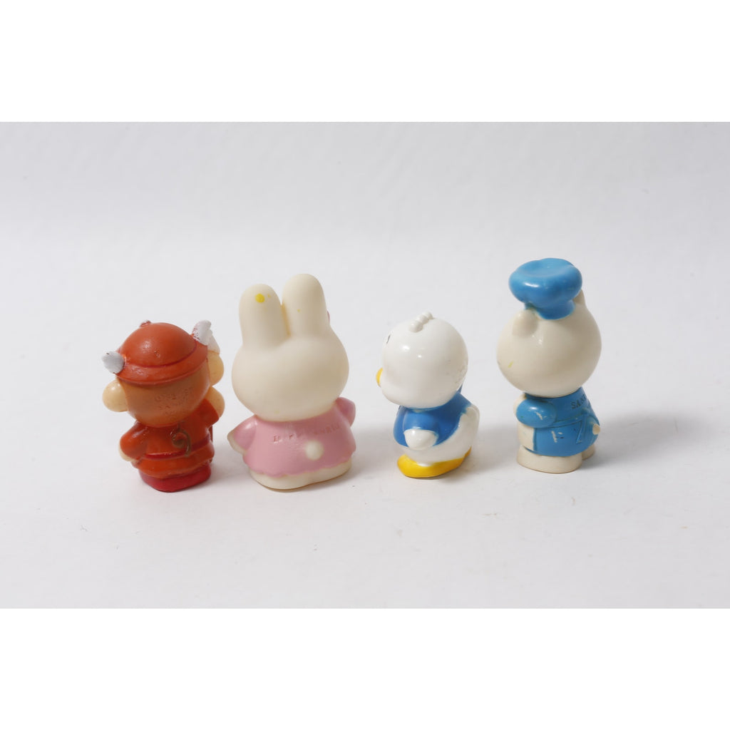 1990s Sanrio Sofubi Lot Monkichi Cathy Pekkle ~ 260828-WH 1348