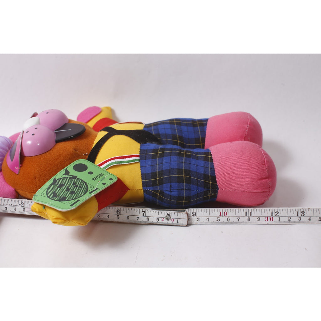 1990s Good Stuff Cat Medium Plush Neon Musical Stuffed Animal ~ 260817-WH 1003