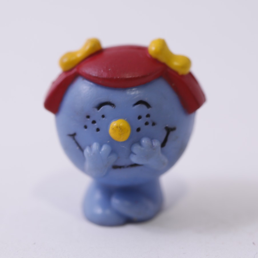 Mr Men and Little Miss, Little Miss Giggles, PVC Figure, Arby's, Vintage, 2", Small Toy, Collectible, ~ 251107-WH 127