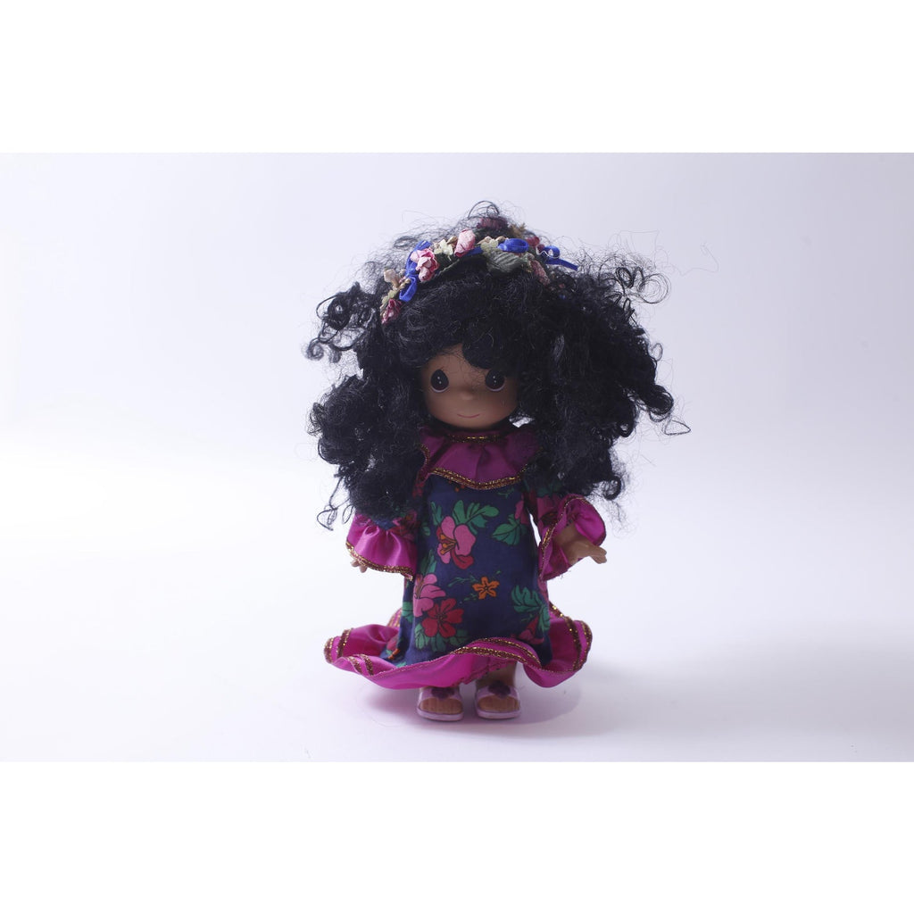 Precious Moments, Children Of The World, Keiki-Lani, Hawaii Doll, 9 inches, Vintage, Collectible, Displayable, ~ 241104-WH M-03-08