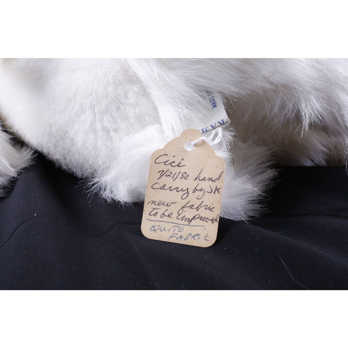 Kamar rare company salesman sample, Cici the white poodle dog 1960s one of a kind ~ 279