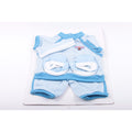 Teddy Ruxpin Clothing Outfit Blue Activewear Clothes Accessories Doll Bear Still On Card Blue Clothes ~ 895