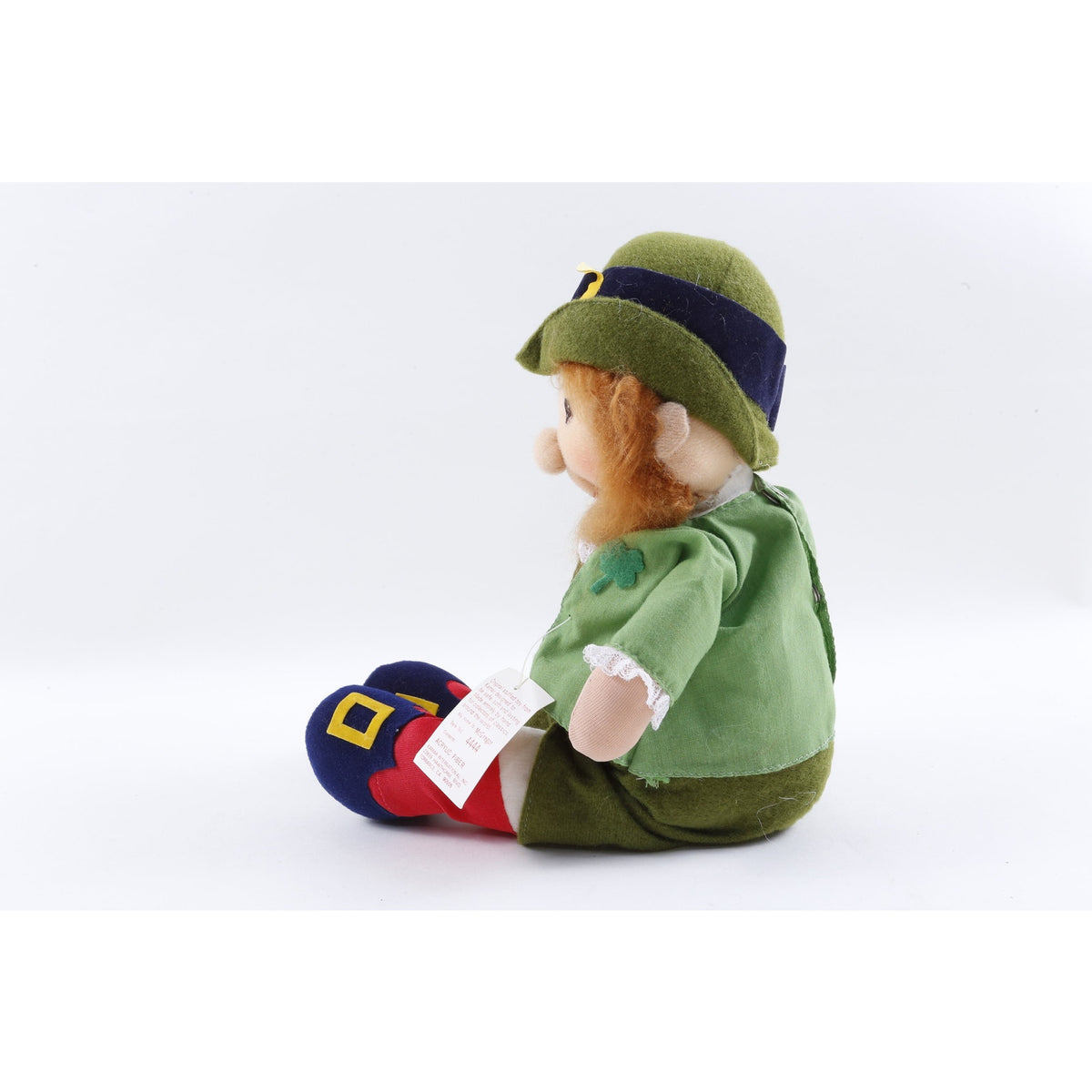 Kamar Rare Prototype Leprichuan hand made McGregor 4444 Soft Plush Toy Green Costume Ireland Style Red Beard Stuffed Doll FLAW ~ 20-01-678