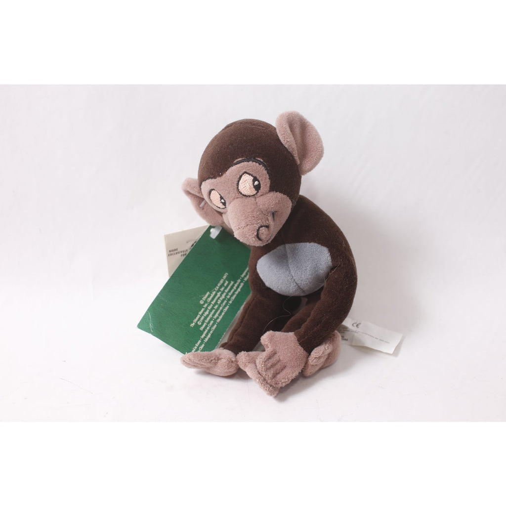 Disney Store Tarzan Baby Baboon Plush Vintage Bean Bag ~ 260425-WH M-01-04
