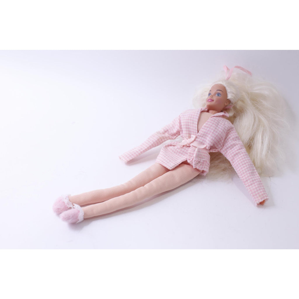 Barbie Soft Pajamas Body Doll, Pink Top, Blonde, Mattel, Fashion Doll, Vintage, ~ 241210-WH M-15-08