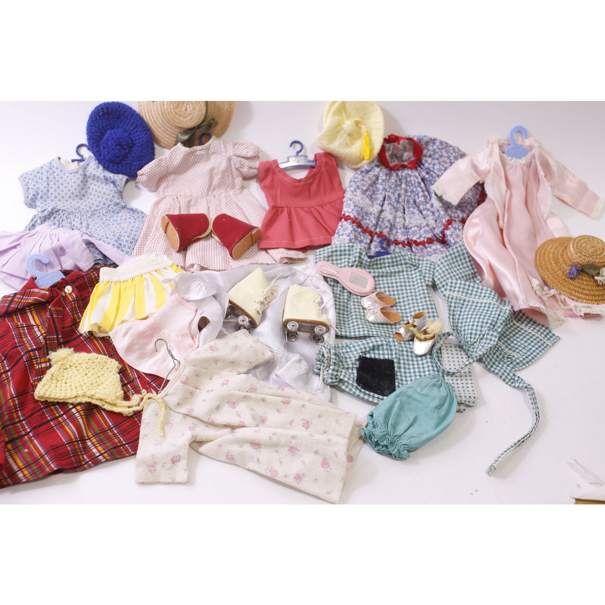 1950s, Madame Alexander, Ideal Tony, Doll Lot, Trunk, Clothing, Carry Trunk, Vintage, ~ 260112-WH 1377