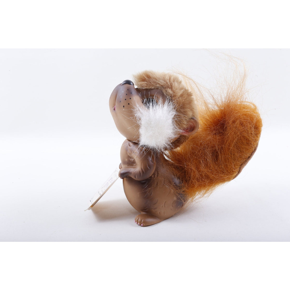 Kamar Production Sample Pepper, Brown, Squirrel, Looking Up, Fur Tail, Doll, Animal, Vintage, ~ 210