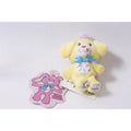 Hallmark Yum Yums Spritzel's Yellow Puppy Plush Keychain Collectible Japan ~ 260710-WH 1384