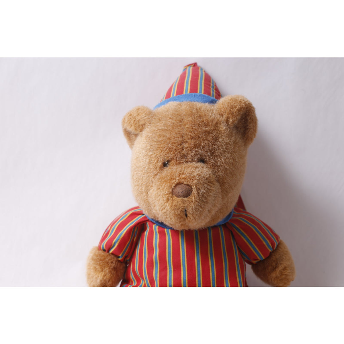 1992 Avon Sleepy Sherman Plush Bear in Striped Pajamas FLAWED ~ 260514-WH 1369