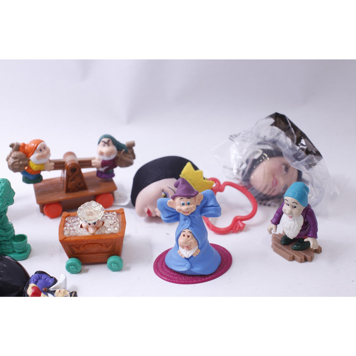 McDonald's Happy Meal, Snow White and the Seven Dwarfs, PVC Figures, Set of 12, Disney, Vintage, Collectible, ~ 240911-SHC SHC-068