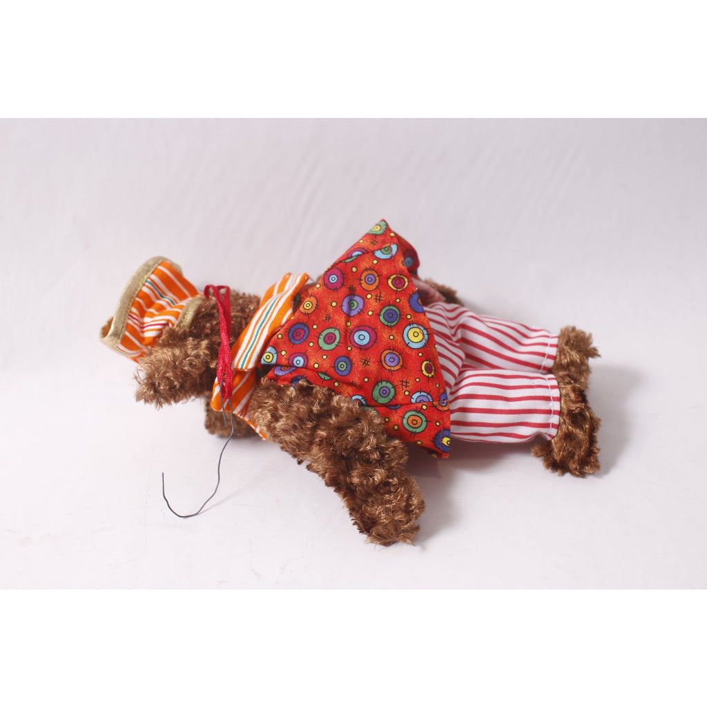 Christopher Radko Teddies Around The World 2002 Nimbeto Plush Toy Ornament ~ 260420-WH 1086