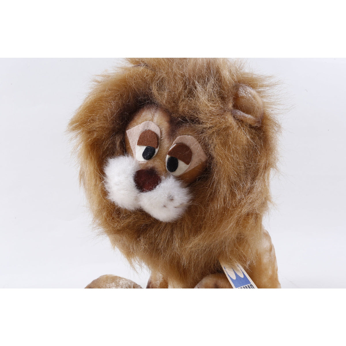 Kamar, 1960s Rare, Cute, Lucas, Lion With Tag Sad, Sitting, No 4278, - 274