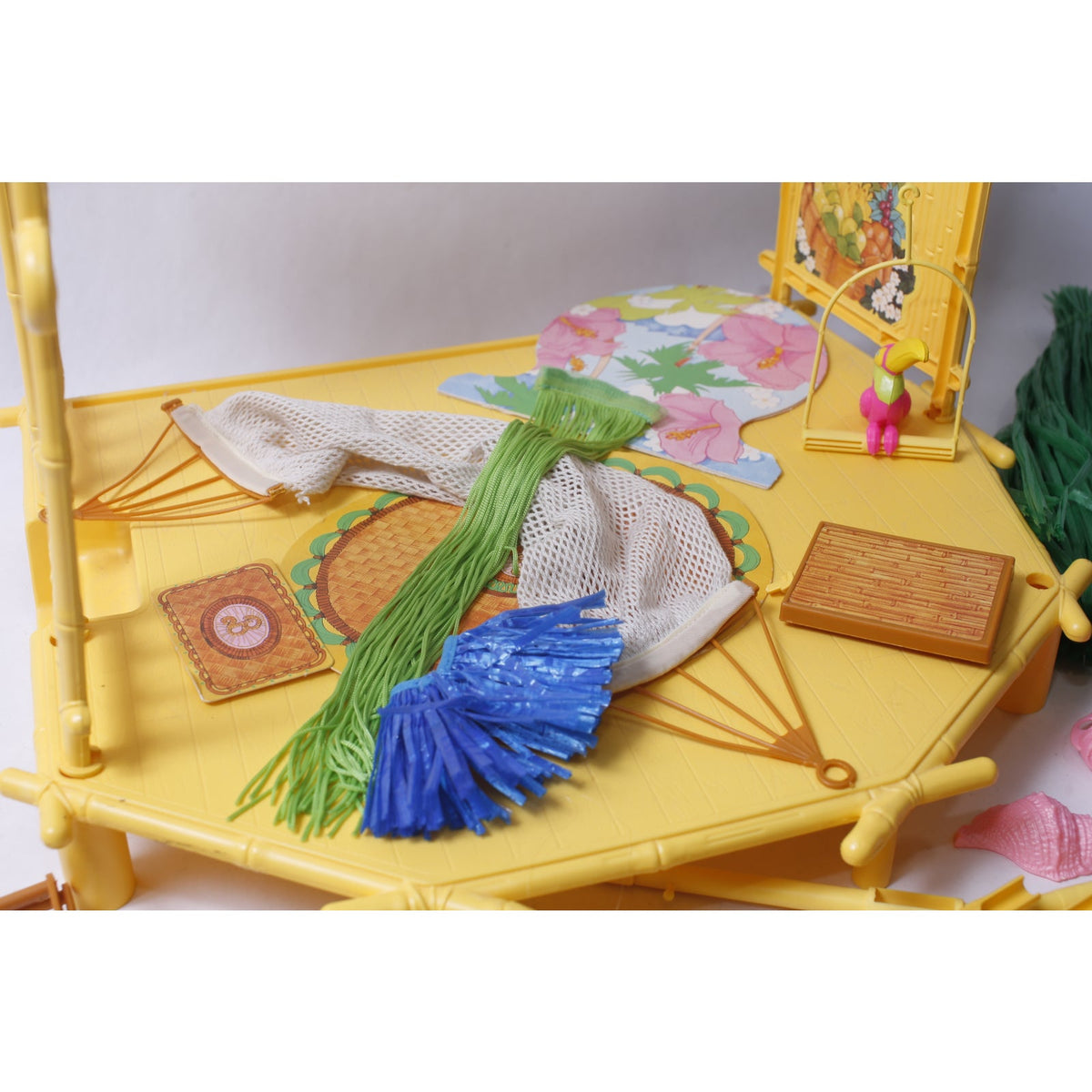 FOR PARTS 1987 Mattel Barbie Island Fun Hut Playset 4414 Vintage Incomplete~ 260914-WH I-3